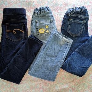 Girls jeans lot size 8 (Justice, Gymboree)